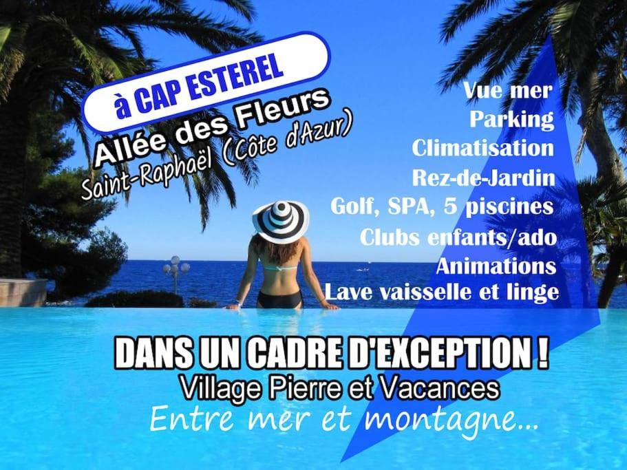 Dans Un Cadre D'Exception, Vue Mer Panoramique A Agay Cote D'Azur, Village Vacances Cap Esterel, T2 Avec Jardin, Golf, Climatisation, Wifi, 5 Piscines Saint-Raphaël Exteriér fotografie