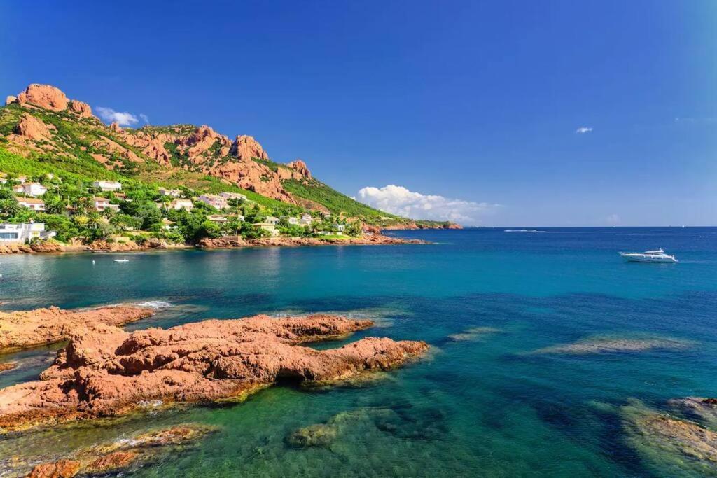 Dans Un Cadre D'Exception, Vue Mer Panoramique A Agay Cote D'Azur, Village Vacances Cap Esterel, T2 Avec Jardin, Golf, Climatisation, Wifi, 5 Piscines Saint-Raphaël Exteriér fotografie