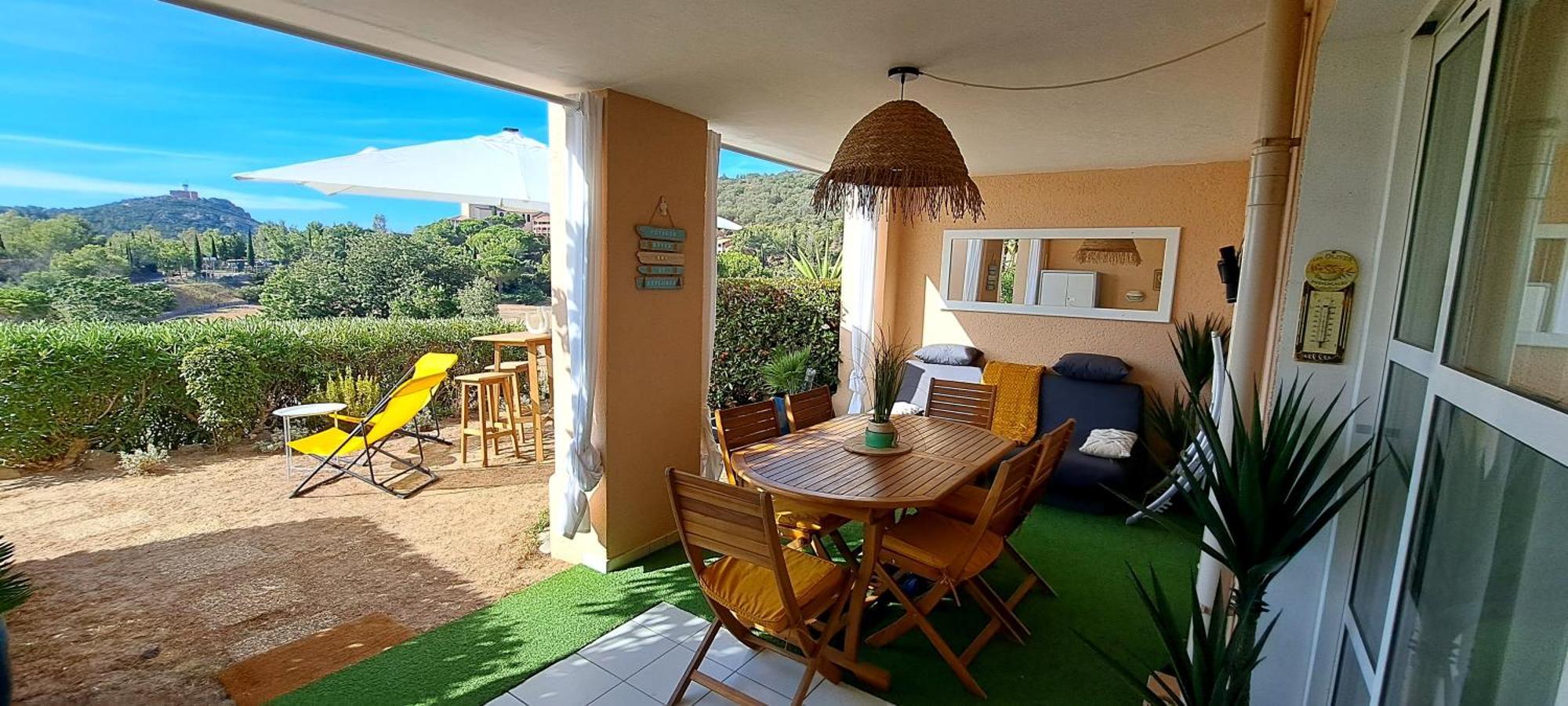 Dans Un Cadre D'Exception, Vue Mer Panoramique A Agay Cote D'Azur, Village Vacances Cap Esterel, T2 Avec Jardin, Golf, Climatisation, Wifi, 5 Piscines Saint-Raphaël Exteriér fotografie